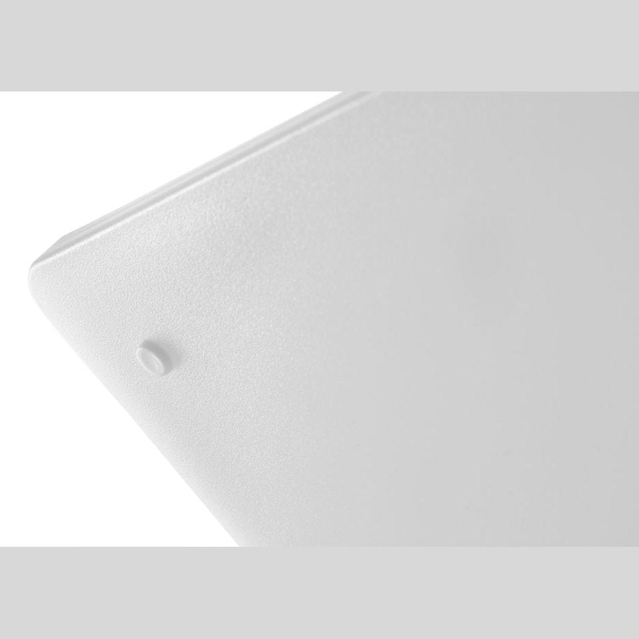 HENDI Schneidbrett mit Rille – HDPE, 355 × 250 mm, Weiss