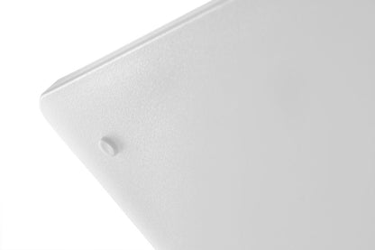 HENDI Schneidbrett mit Rille – HDPE, 355 × 250 mm, Weiss