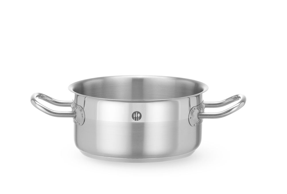 HENDI Kochtopf niedrig Profi Line 1,5 l – Ø 160 mm, ohne Deckel