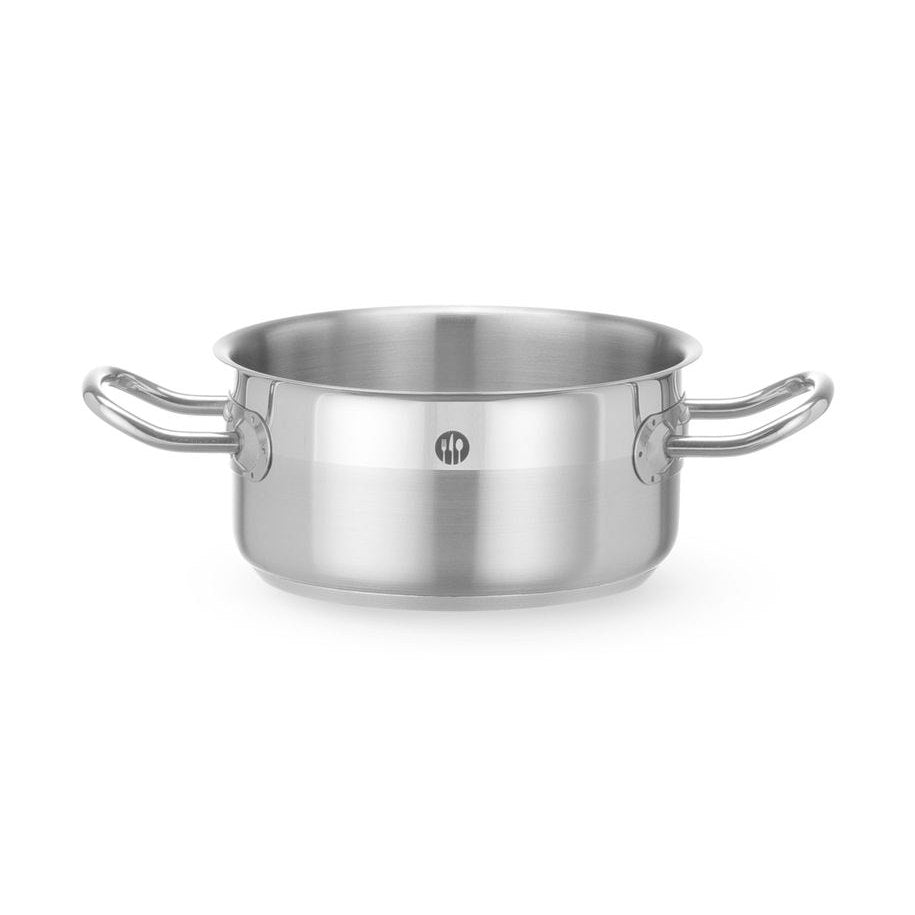 HENDI Kochtopf niedrig Profi Line 1,5 l – Ø 160 mm, ohne Deckel