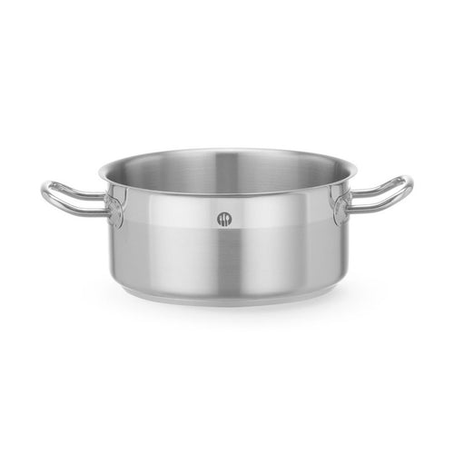 HENDI Kochtopf niedrig Profi Line 2,8 l – Ø 200 mm, ohne Deckel
