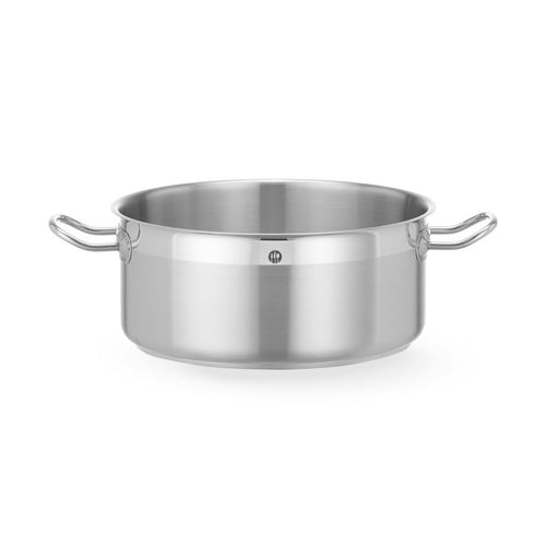 HENDI Kochtopf niedrig Profi Line 7,3 l – Ø 280 mm, ohne Deckel