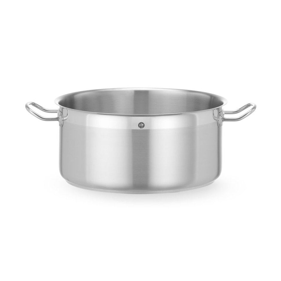 HENDI Kochtopf niedrig Profi Line 12 l – Ø 320 mm, ohne Deckel