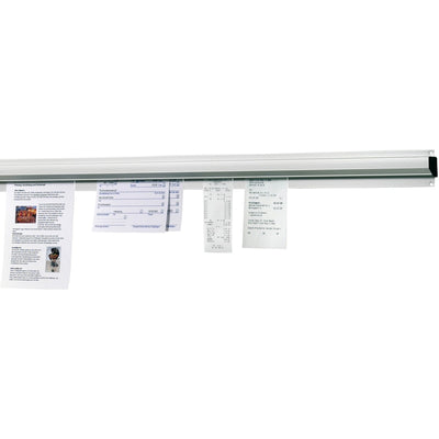 Bartscher Note Holder 610 mm – Aluminum, Glass