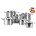 Kochtopf, mittel - mit Deckel, HENDI, Profi Line, 7L, ⌀240x H 150mm HENDI