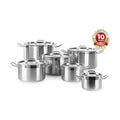 HENDI Kochtopf mittel Profi Line – 10,3 L, Ø 280 mm, mit Deckel HENDI