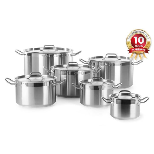 Kochtopf, mittel - mit Deckel, HENDI, Profi Line, 23,5L, ⌀360x H 230mm HENDI
