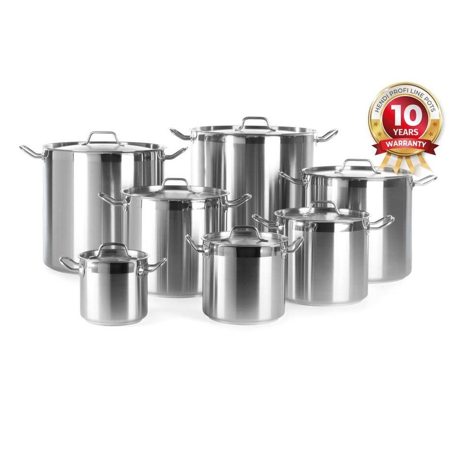 Kochtopf, hoch - mit Deckel, HENDI, Profi Line, 95L, ⌀500x H 500mm HENDI