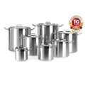 HENDI Kochtopf hoch Profi Line – 3 L, Ø 160 mm, mit Deckel HENDI