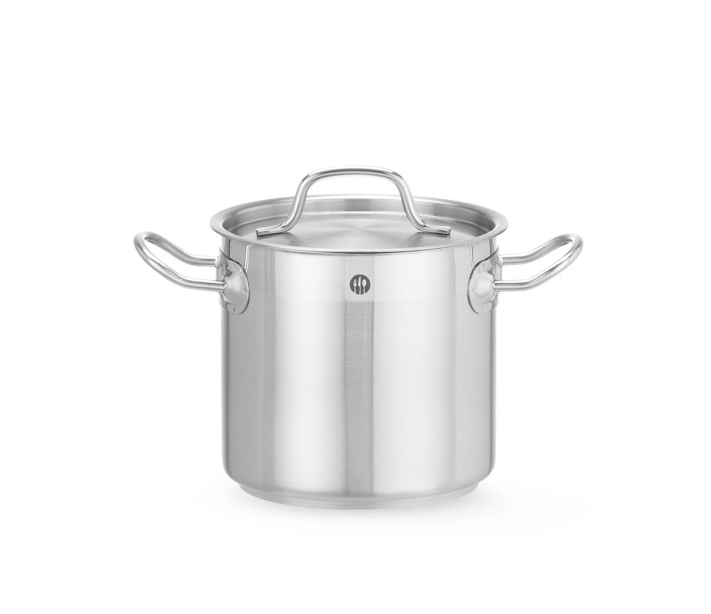 HENDI Kochtopf hoch Profi Line – 3 L, Ø 160 mm, mit Deckel HENDI