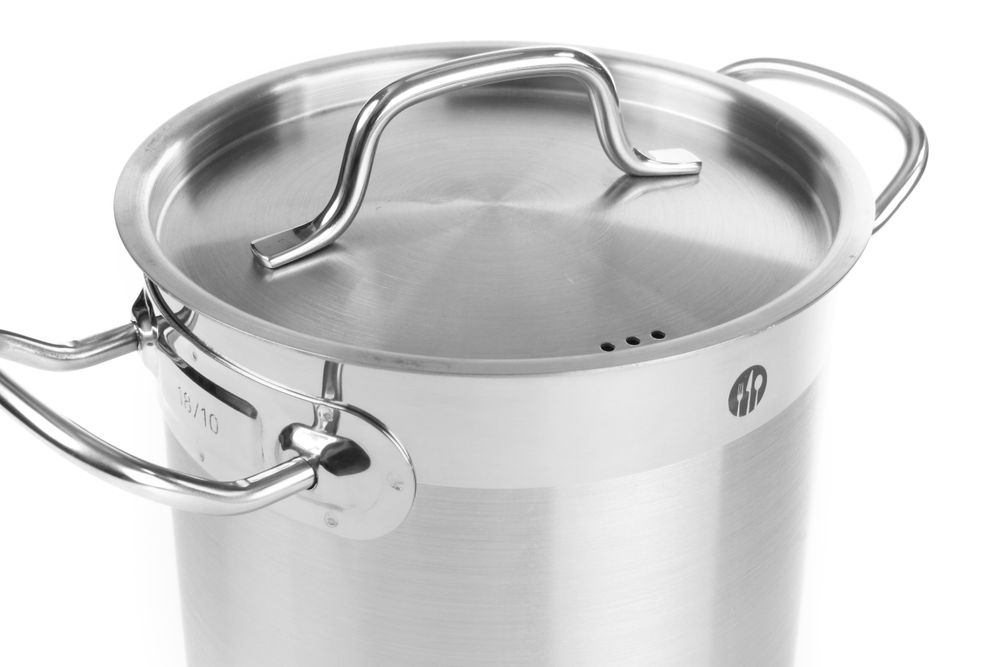 HENDI Kochtopf hoch Profi Line – 3 L, Ø 160 mm, mit Deckel HENDI