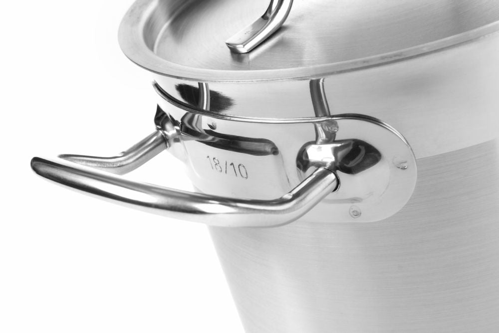 HENDI Kochtopf hoch Profi Line – 3 L, Ø 160 mm, mit Deckel HENDI