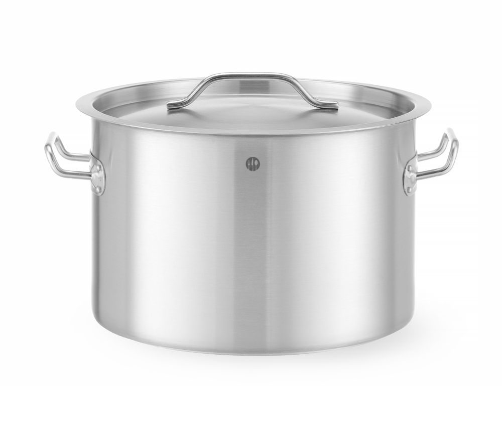 HENDI Kochtopf mittel Budget Line 23 l – Ø 350 mm, mit Deckel