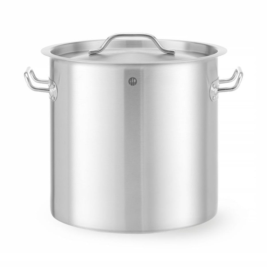 HENDI Hoher Schmortopf Budget Line 17 l – Ø 280 mm, mit Deckel