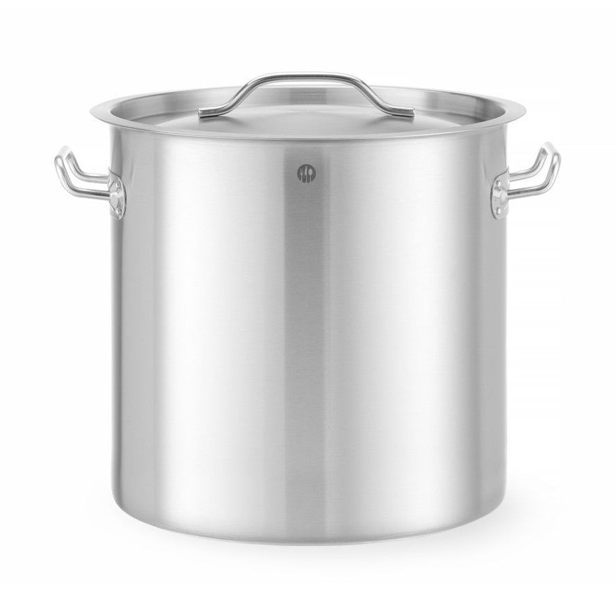 HENDI Hoher Schmortopf Budget Line 21 l – Ø 300 mm, mit Deckel