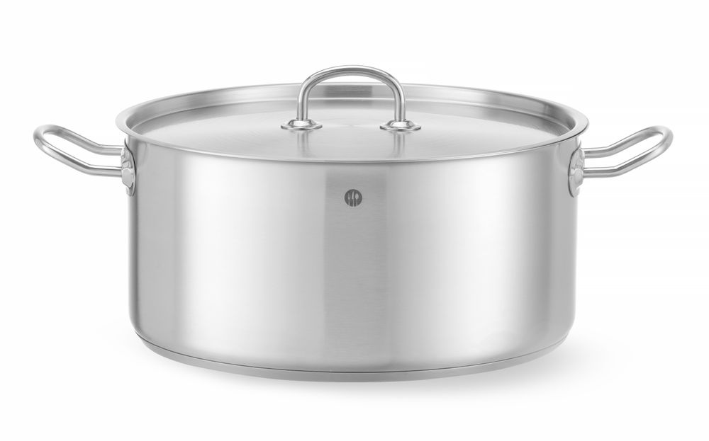 HENDI Bratentopf Kitchen Line mit Deckel – 11,9 L, Ø 320 mm HENDI