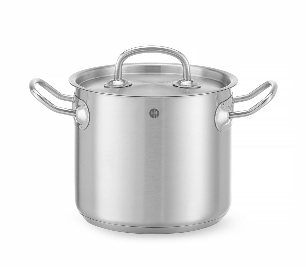 HENDI Kochtopf hoch Kitchen Line 32 l – Ø 360 mm, mit Deckel