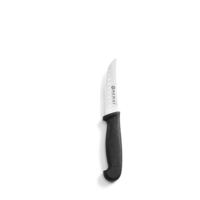 HENDI Universal Knife Black – Wave-Edge, 210 mm