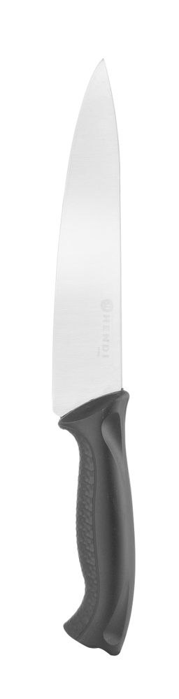 HENDI Messerset 3-teilig – 2 Messer und Wetzstahl, Schwarz