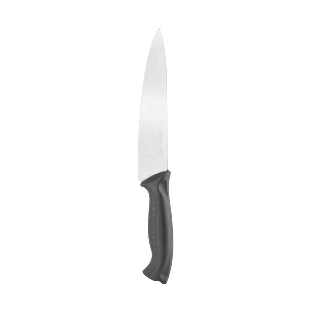 HENDI Messerset 3-teilig – 2 Messer und Wetzstahl, Schwarz