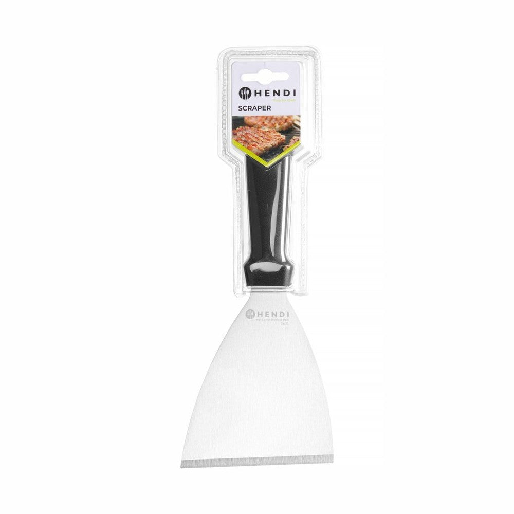 HENDI Grillschaber – Schwarz, 249 × 101 mm HENDI