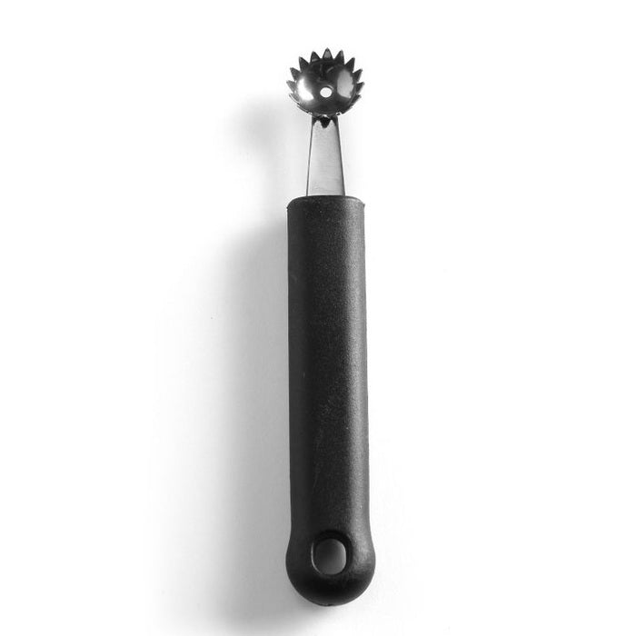 Kugelausstecher geriffelt, HENDI, Schwarz, L 150mm HENDI