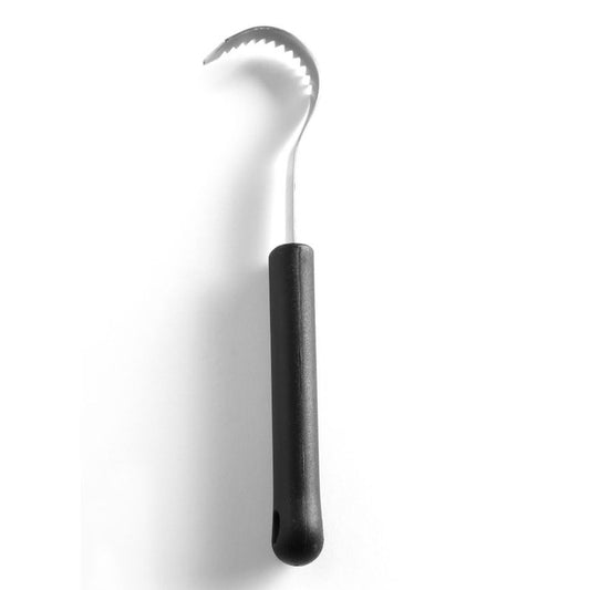 Butterroller - gezackt, HENDI, Schwarz, L 190mm HENDI