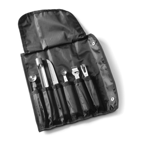 Dekoriermesserset - 6-teilig, HENDI, Schwarz, 280x100x H 50mm HENDI