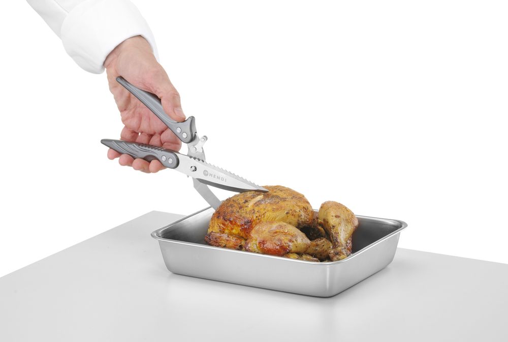 HENDI Geflügelschere abnehmbar – 260 mm, Edelstahl/Aluminium