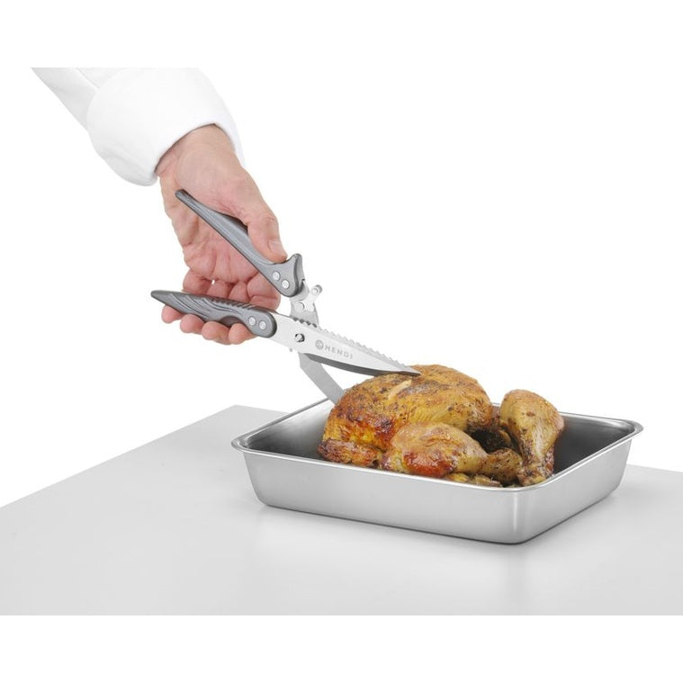 HENDI Geflügelschere abnehmbar – 260 mm, Edelstahl/Aluminium