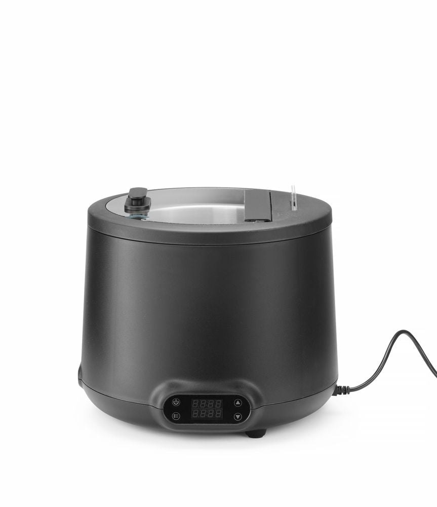 HENDI Suppenkessel UNIQ Schwarz – 8 L, 500 W, 35–85 °C