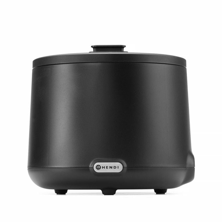 HENDI Suppenkessel UNIQ Schwarz – 8 L, 500 W, 35–85 °C HENDI