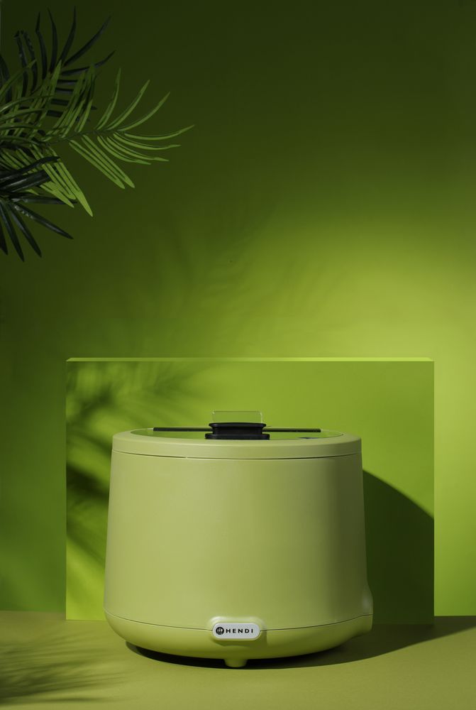 HENDI Suppenkessel UNIQ Grün – 8 L, 500 W, 35–85 °C HENDI
