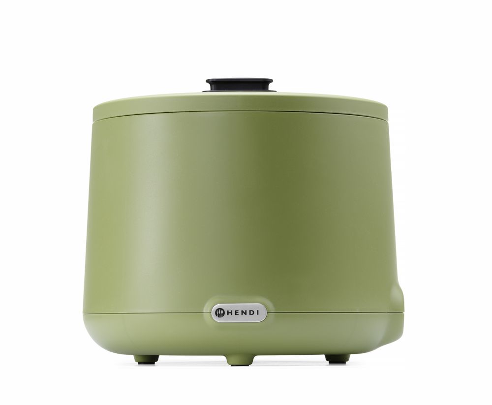 HENDI Suppenkessel UNIQ Grün – 8 L, 500 W, 35–85 °C
