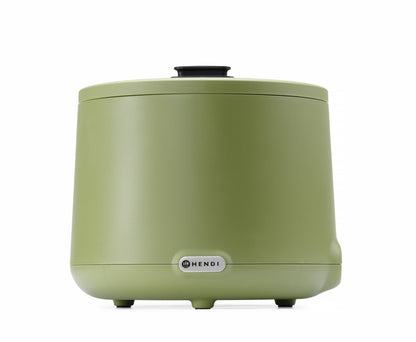 HENDI Suppenkessel UNIQ Grün – 8 L, 500 W, 35–85 °C