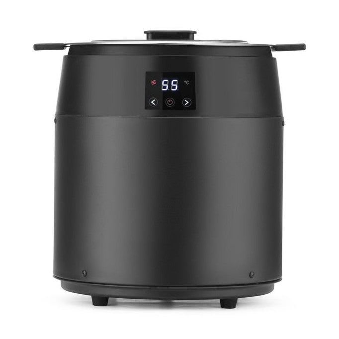 HENDI Suppenkessel ohne Wasser 10 L – digital, 40–90 °C, schwarz
