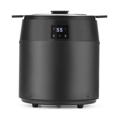 HENDI Soup Kettle without Water 10 L – Digital, 40–90 °C, Black