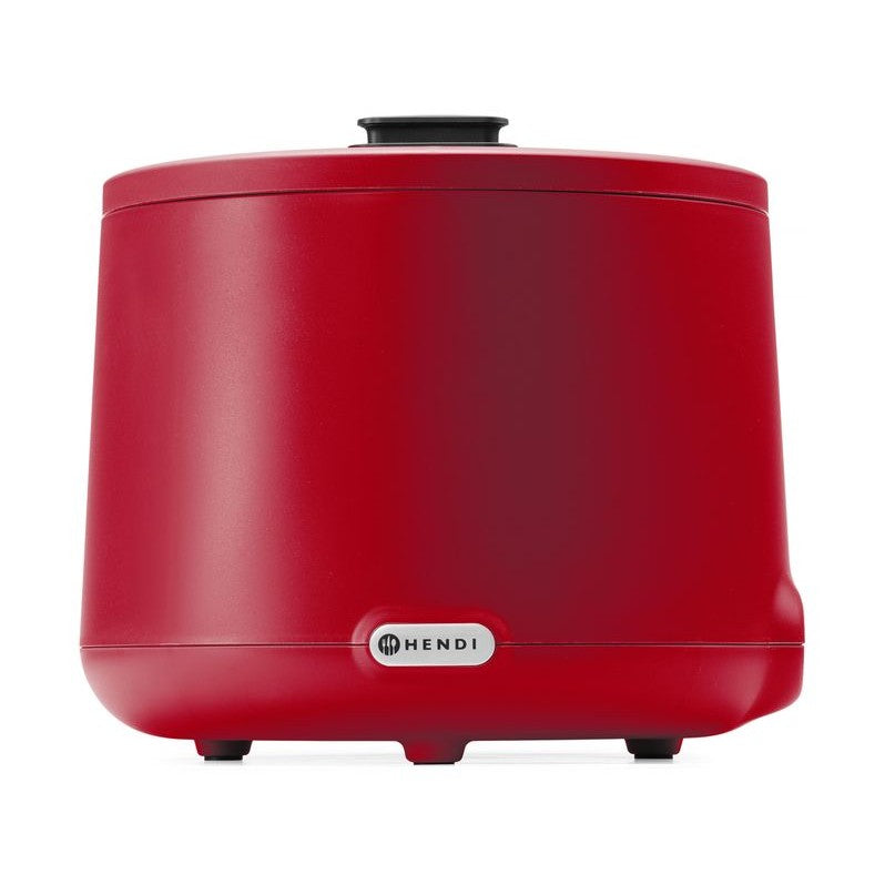 HENDI Suppenkessel UNIQ 8 l Rot – digital, 35–85 °C
