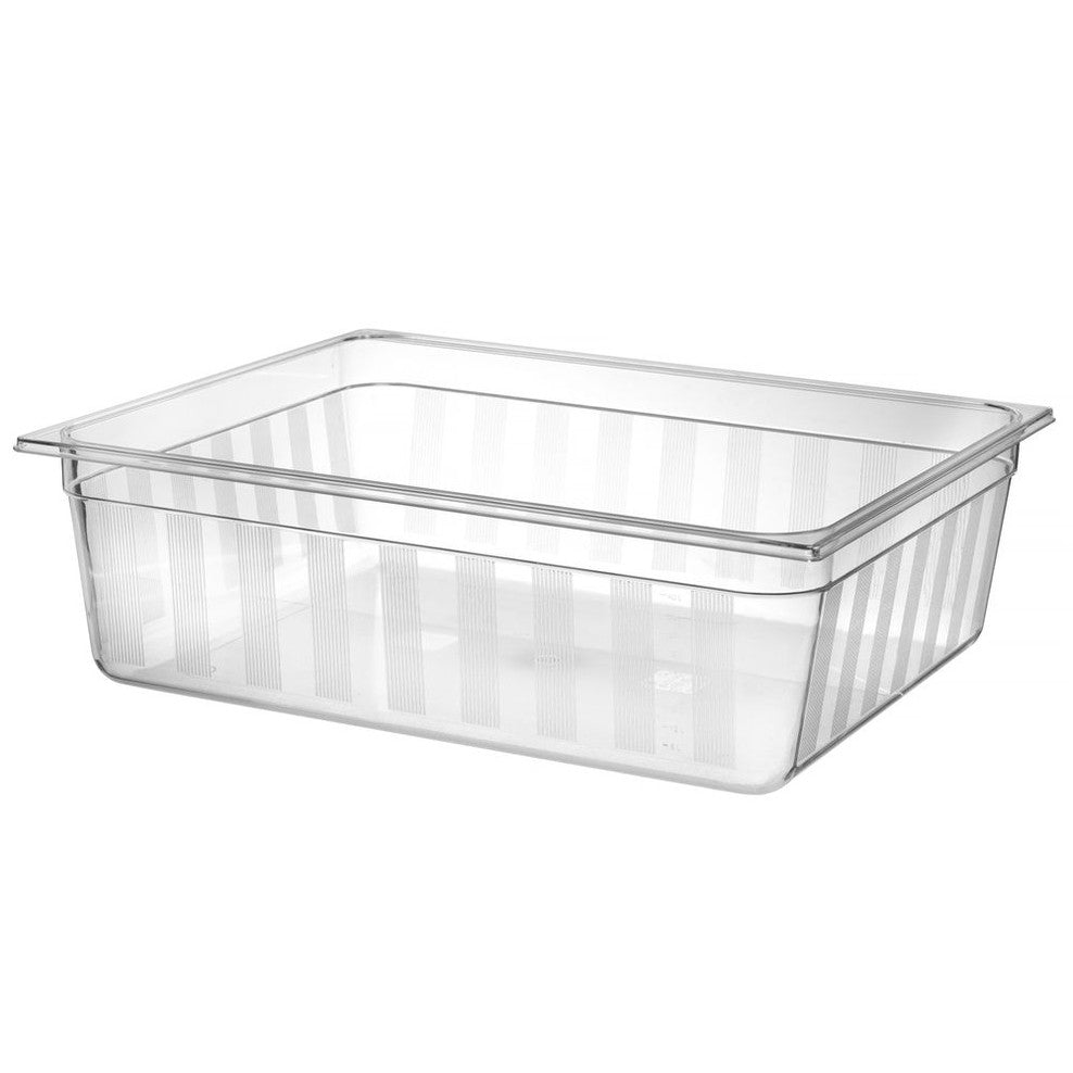 Gastronorm-Behälter 2/1, HENDI, GN 2/1, 58L, Transparent, 650x530x H 200mm HENDI