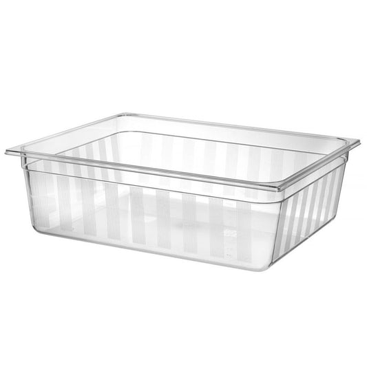 Gastronorm-Behälter 2/1, HENDI, GN 2/1, 58L, Transparent, 650x530x H 200mm HENDI