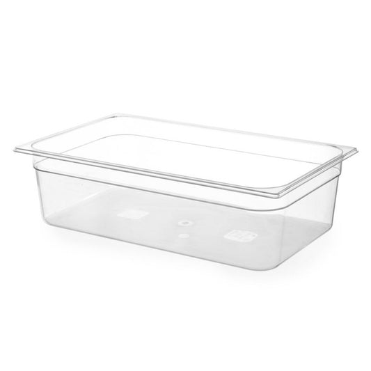 Gastronorm-Behälter 1/1, HENDI, Profi Line, GN 1/1, 9L, Transparent, 530x325x H 65mm HENDI