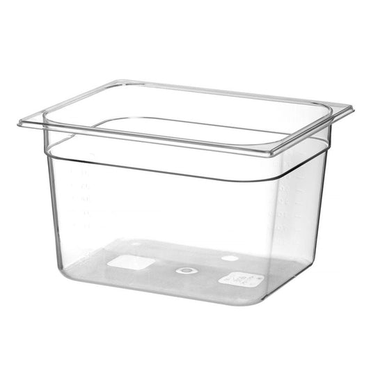 Gastronorm-Behälter 1/2, HENDI, Profi Line, GN 1/2, 4L, Transparent, 325x265x H 65mm HENDI