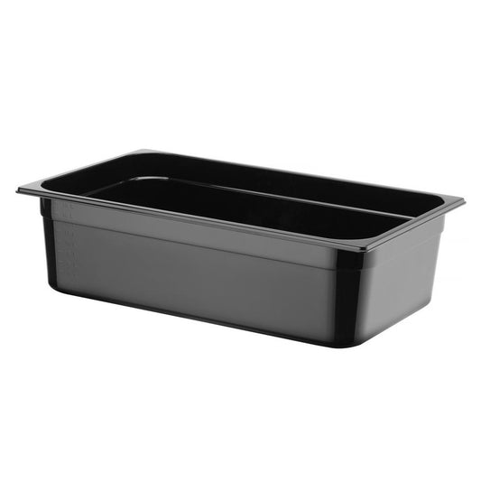 Gastronorm-Behälter 1/1, HENDI, Profi Line, GN 1/1, 9L, Schwarz, 530x325x H 65mm HENDI