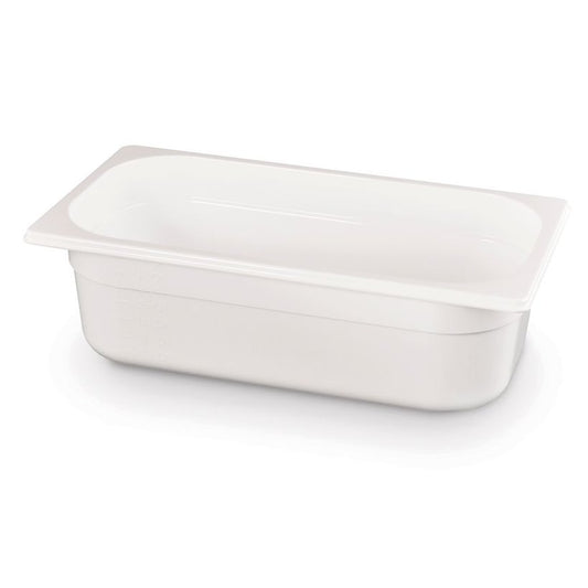 Gastronorm-Behälter 1/3, HENDI, GN 1/3, 5,7L, Weiß, 325x176x H 150mm HENDI
