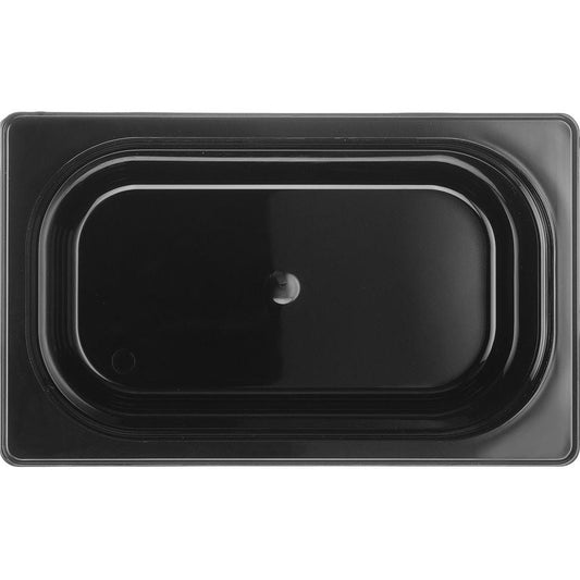 Gastronorm-Behälter 1/4, HENDI, Profi Line, GN 1/4, 4L, Schwarz, 265x162x H 150mm HENDI