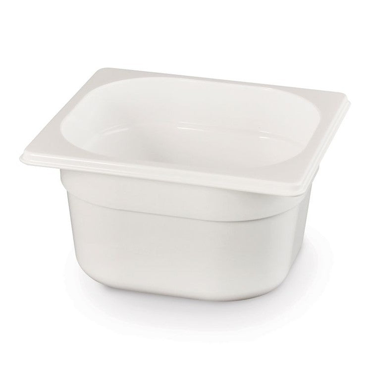 Gastronorm-Behälter 1/6, HENDI, GN 1/6, 1,6L, Weiß, 176x162x H 100mm HENDI