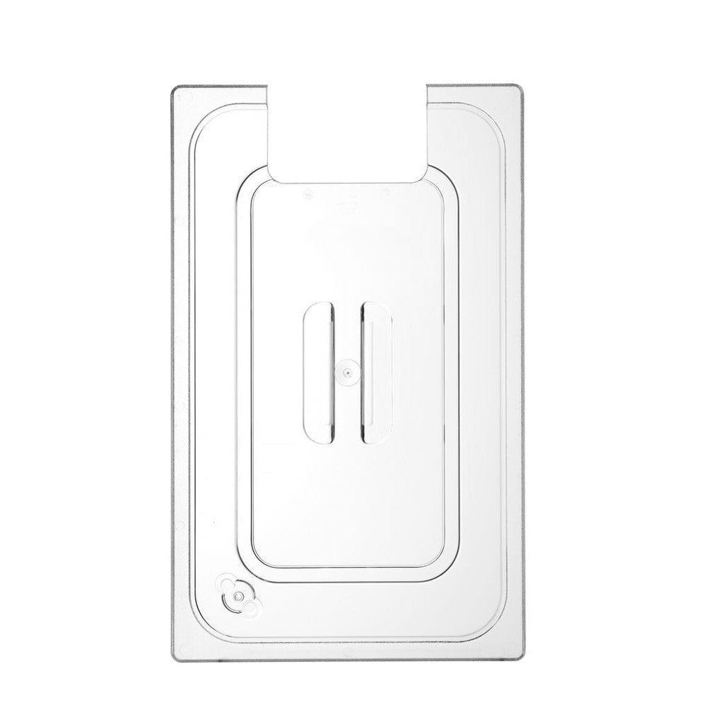 Gastronorm-Deckel mit Sous-Vide-Stick-Aussparung, HENDI, GN 1/2, Transparent, 265x325mm HENDI