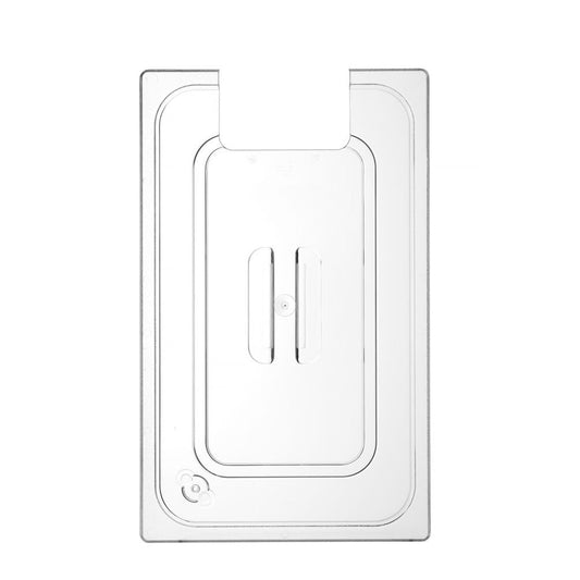 Gastronorm-Deckel mit Sous-Vide-Stick-Aussparung, HENDI, GN 1/2, Transparent, 265x325mm HENDI