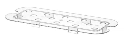 HENDI Abtropfgitter Profi Line GN 1/3 – perforiert, Polycarbonat