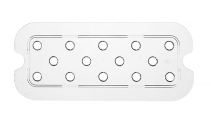 HENDI Abtropfgitter Profi Line GN 1/3 – perforiert, Polycarbonat